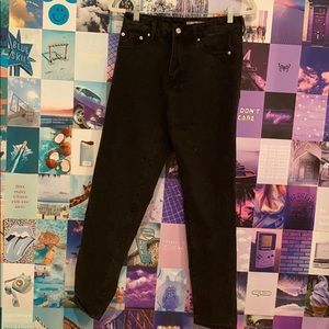 Adika Black Jeans with Dragon Decal